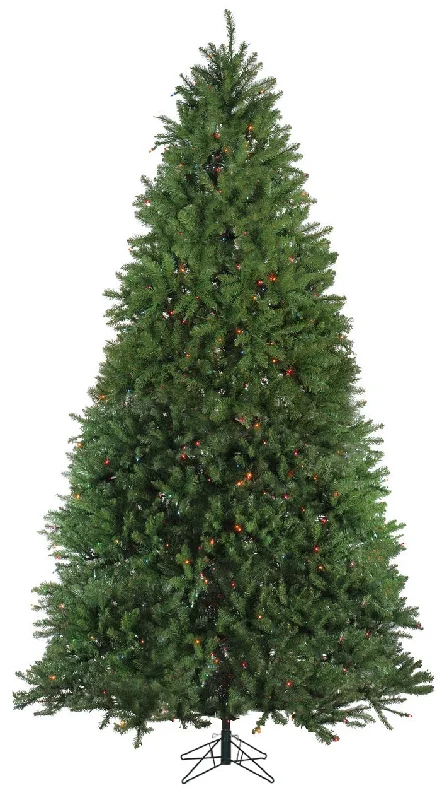 12' New Carrington Instant Lite Pole Pre-Lit Artificial Christmas Tree