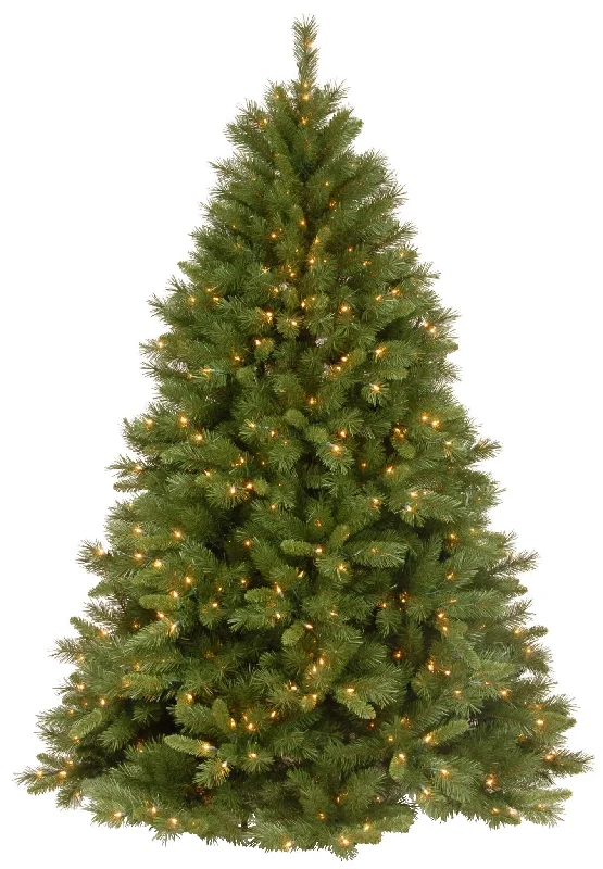 6.5' New Carrington Instant Lite Pole Pre-Lit Artificial Christmas Tree