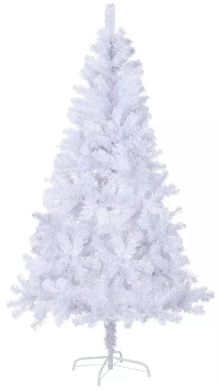 7.5' White Snow Devon Fir Non-Lit Artificial Christmas Tree