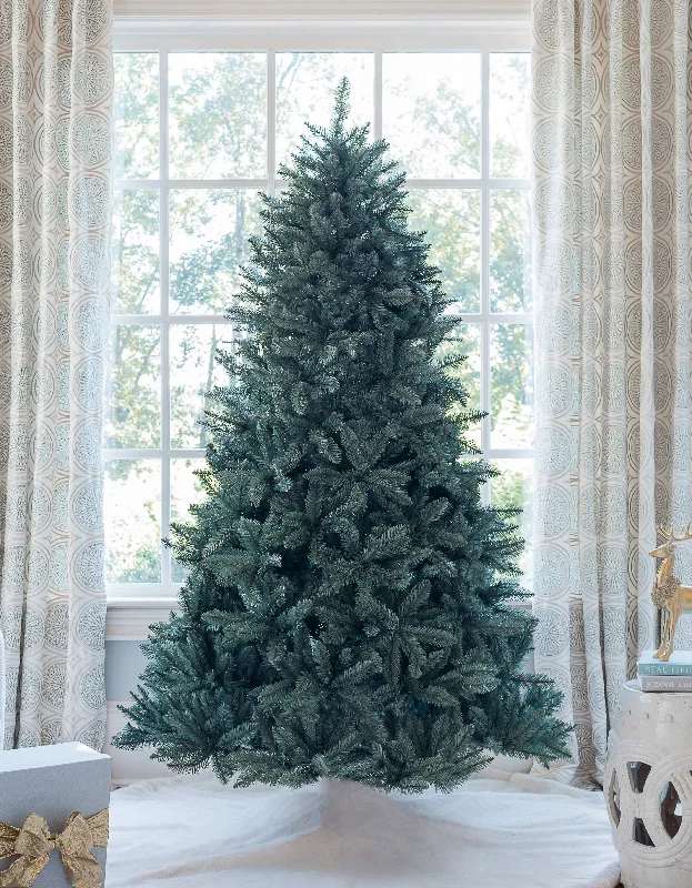 7' Tribeca Spruce Blue Artificial Christmas Tree Unlit