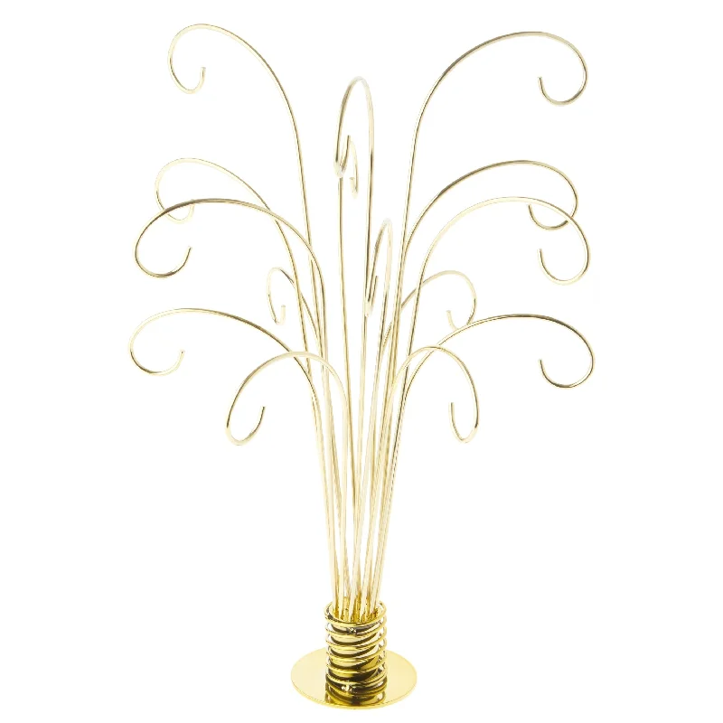 Fountain Ornament Tree, 15 arm, brass