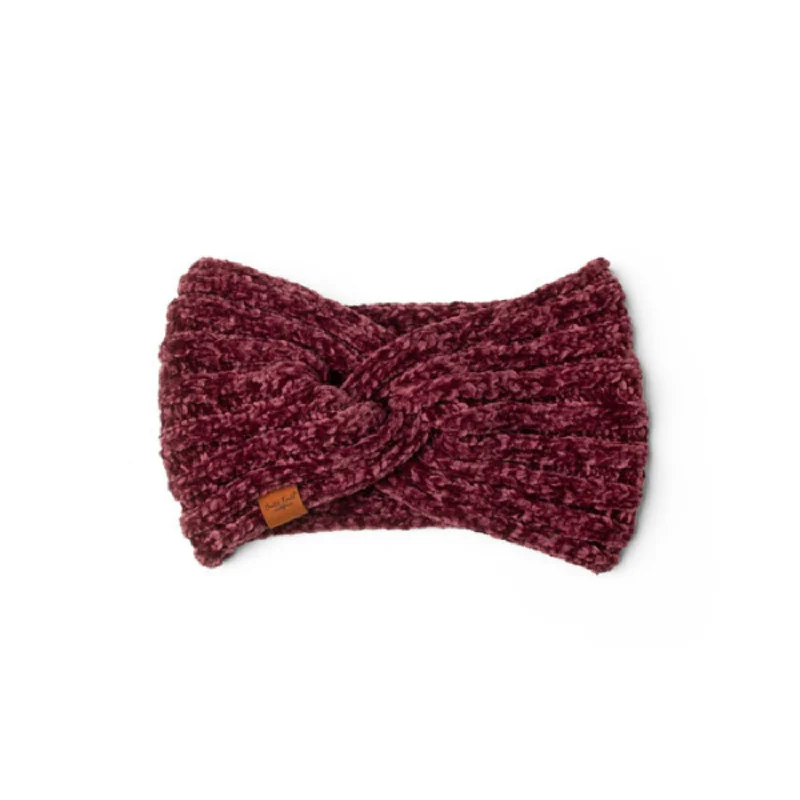 Britt's Knits Wine Beyond Soft Headwarmer