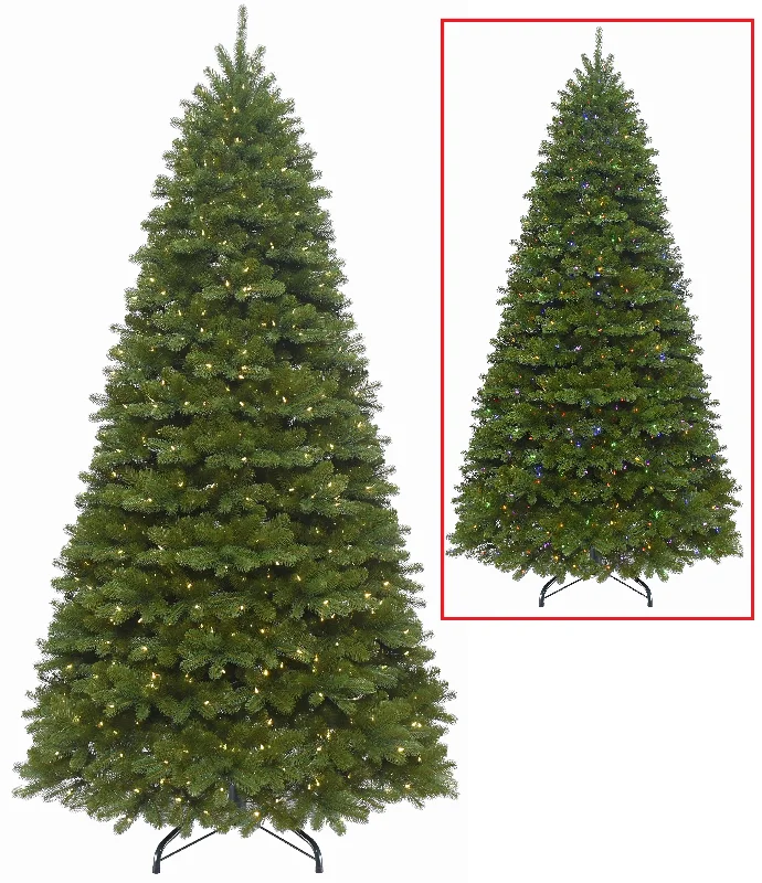 Colorado Fir Narrow Dual Color LED PowerConnect™ Pre-Lit Artificial Christmas Tree