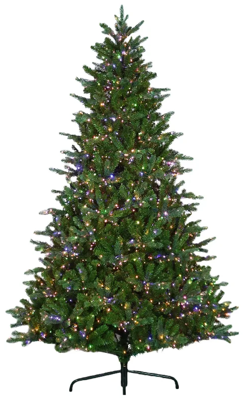 7.5' Cumberland Spruce 18-Function Starry Lights LED Christmas Tree