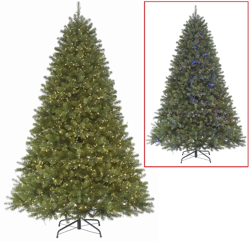 Douglas Fir Dual Color Galaxy LED Pre-Lit PowerConnect™ Artificial Christmas Tree