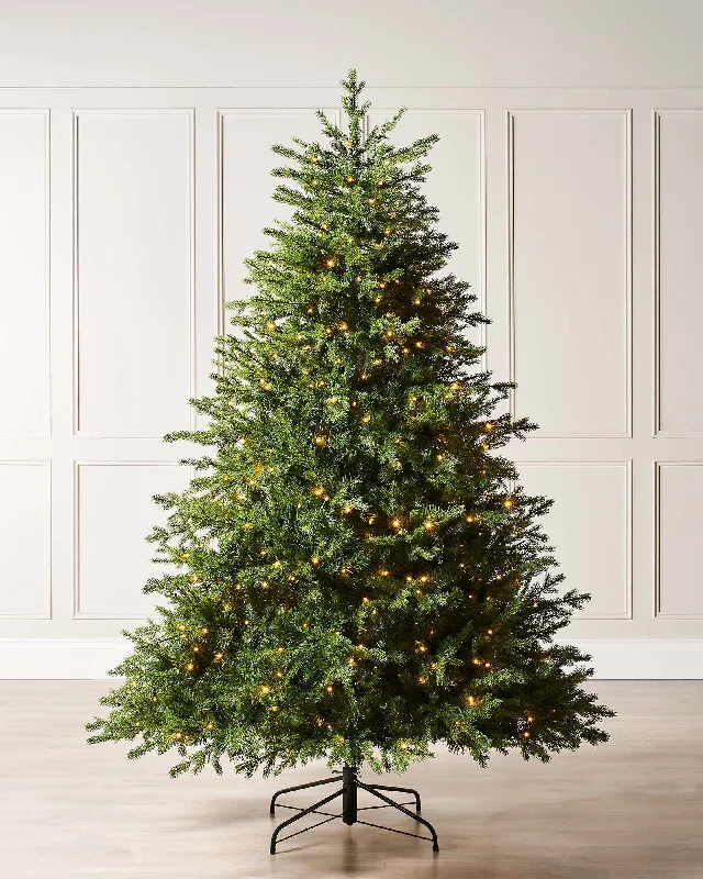 Pre-Lit Windsor Fir Christmas Tree, Dual Warm White