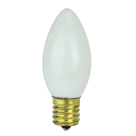 (White) 4 White Ceramic Replacement Bulbs