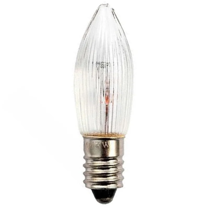 14v 3w Ribbed Bulb