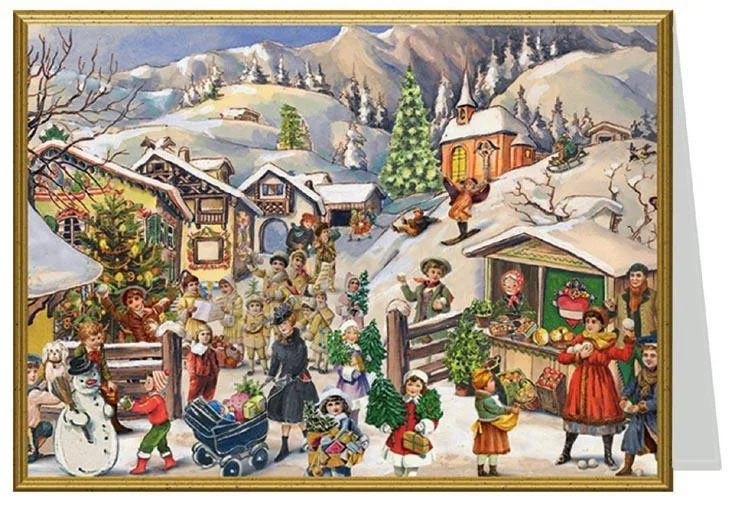 A Mountain Village Card by Richard Sellmer Verlag