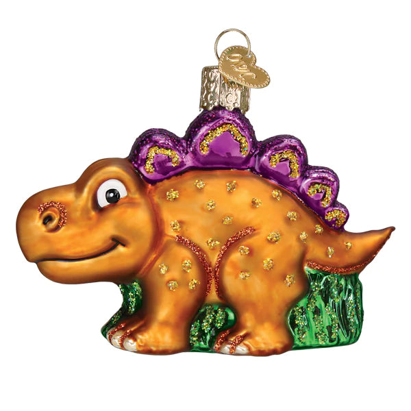 A-Roarable Stegosaurus Ornament - Old World Christmas