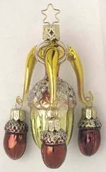 Acorns Allure Fantasy Ornament by Inge Glas of Germany