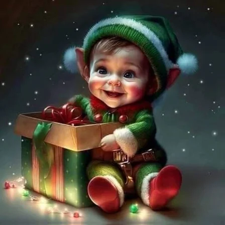 Paint By Number Adorable Elf