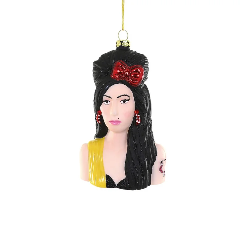 Amy Winehouse Ornament 5.5"