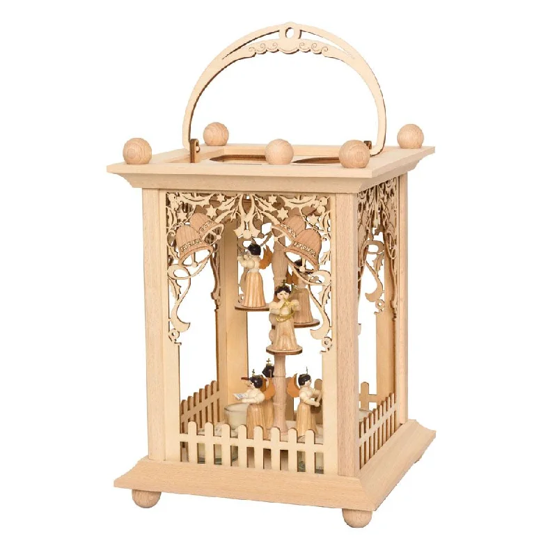 Angels and Bells Lantern, Tea Light Pyramid by Kuhnert GmbH