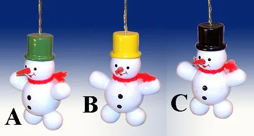 Assorted Snowman Ornaments by Erzgebirgische Volkskunst Volker Zenker in Seiffen