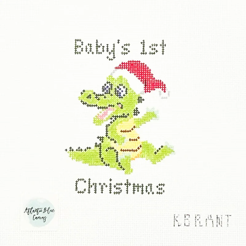 Baby Alligator 1st Christmas