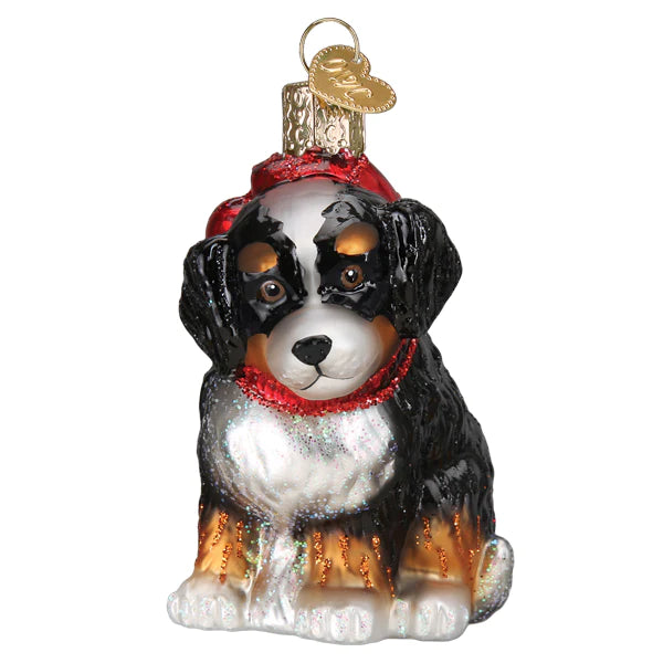 Bernedoodle Puppy Ornament - Old World Christmas