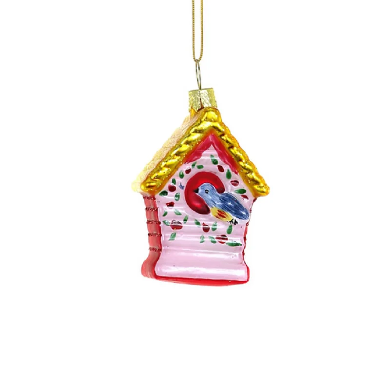 Birdhouse Ornament 3"