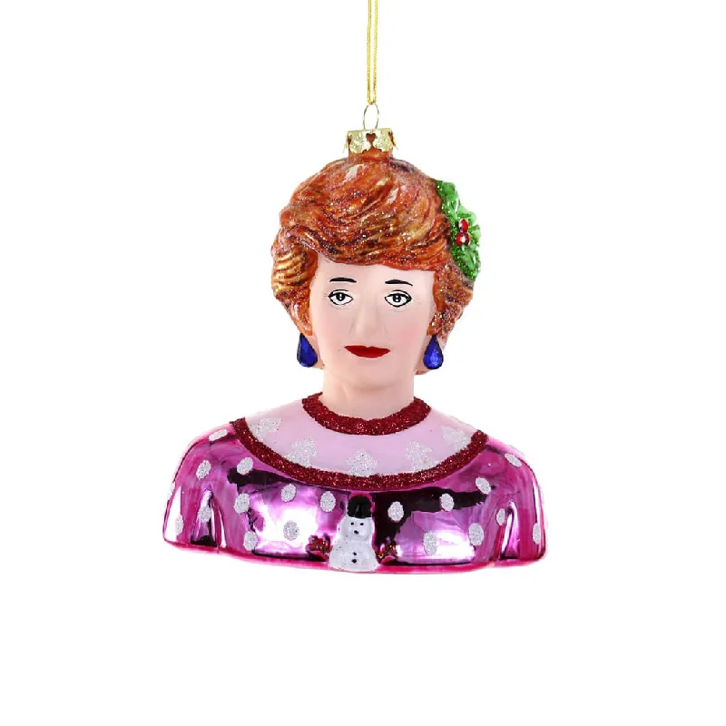 Blanche May Your Christmas Be Golden Ornament 4.5"