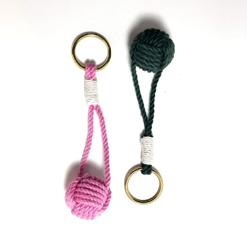 Bulk Pricing Monkey Fist Key Chain, Traditional, Choose from 18 Colors