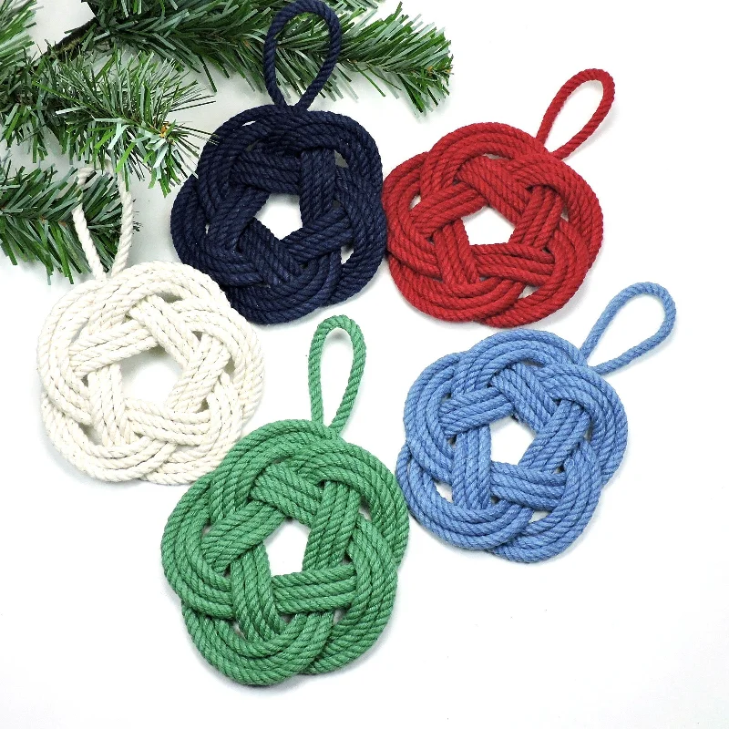 Bulk Pricing Sailor Knot Christmas Ornament Custom in 17 colors