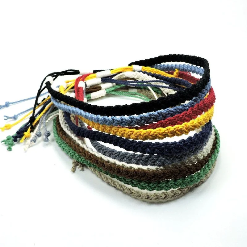 Bulk Pricing Woven Sailor Necklace, 18 Colors