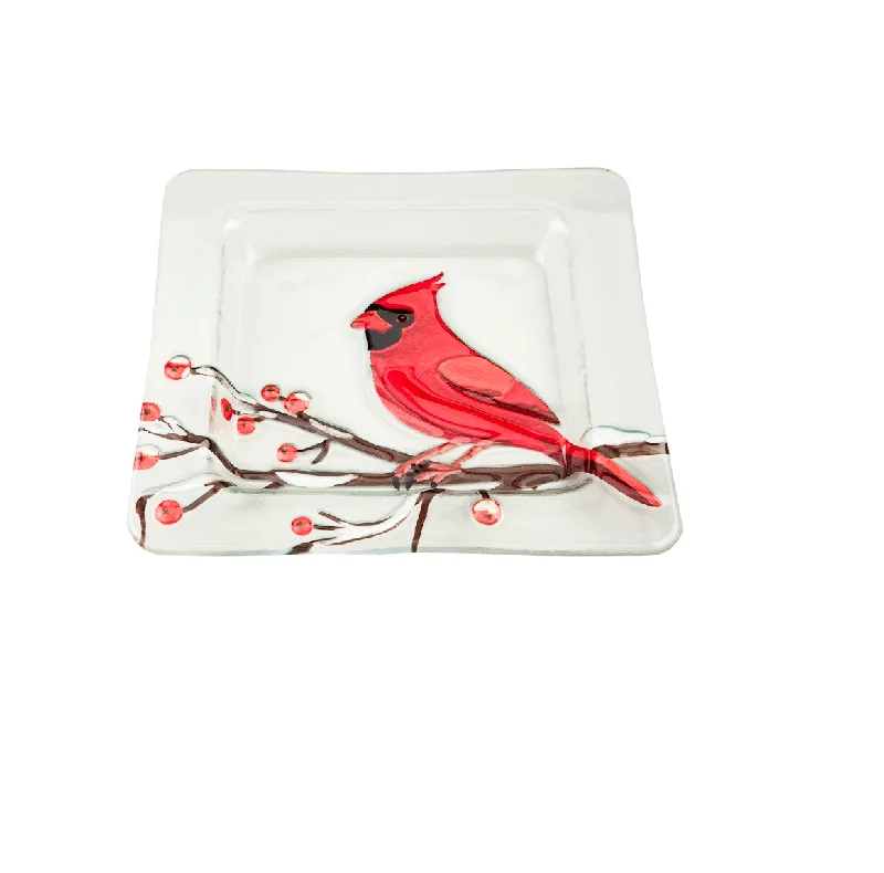 CARDINAL PLATE BY MUD PIE