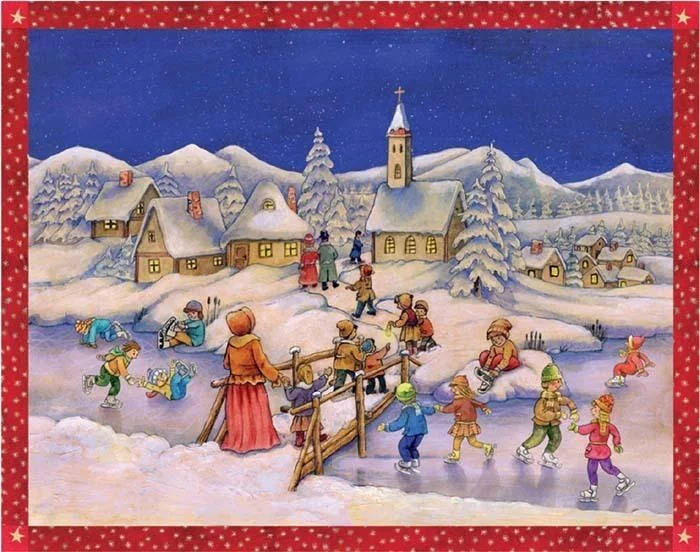 Children Skate Advent Calendar by Richard Sellmer Verlag