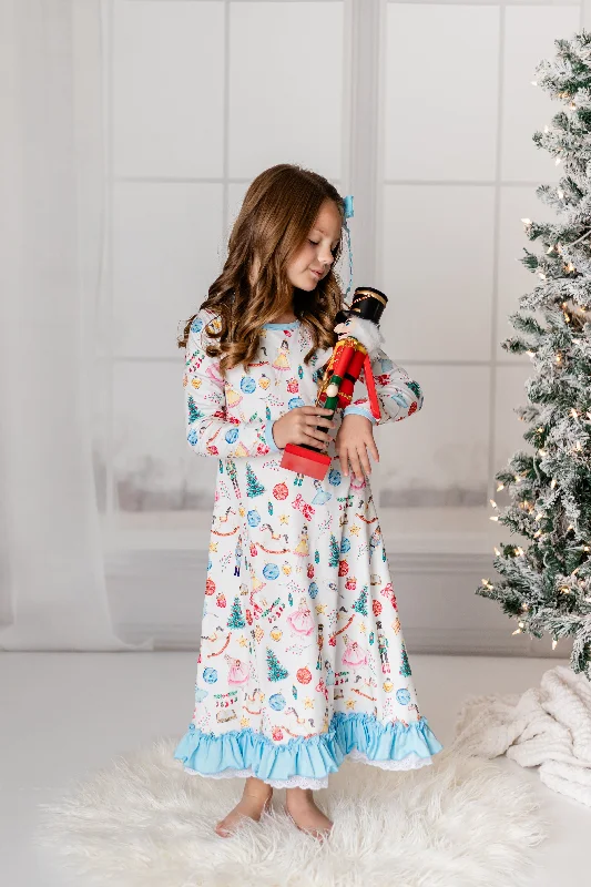 CHRISTMAS BALLERINA NUTCRACKER NIGHTGOWN