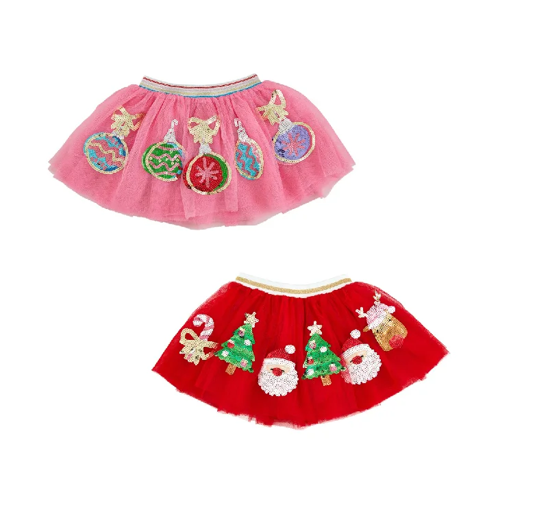 CHRISTMAS SEQUIN TUTU BY MUD PIE