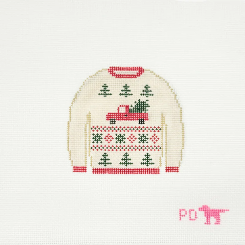 Christmas Truck Sweater