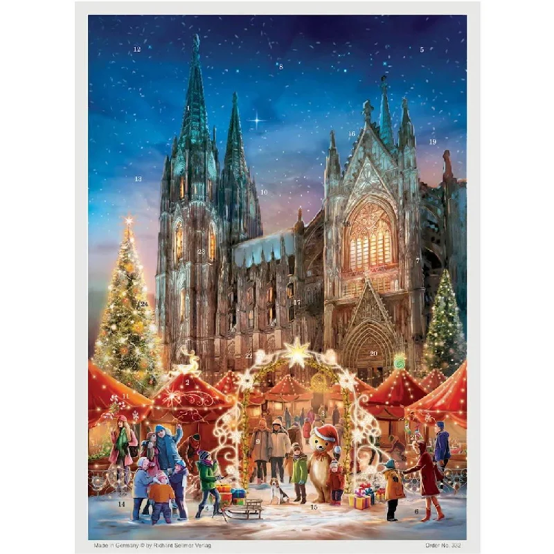 Cologne Christkindlemarkt Advent Calendar by Richard Sellmer Verlag