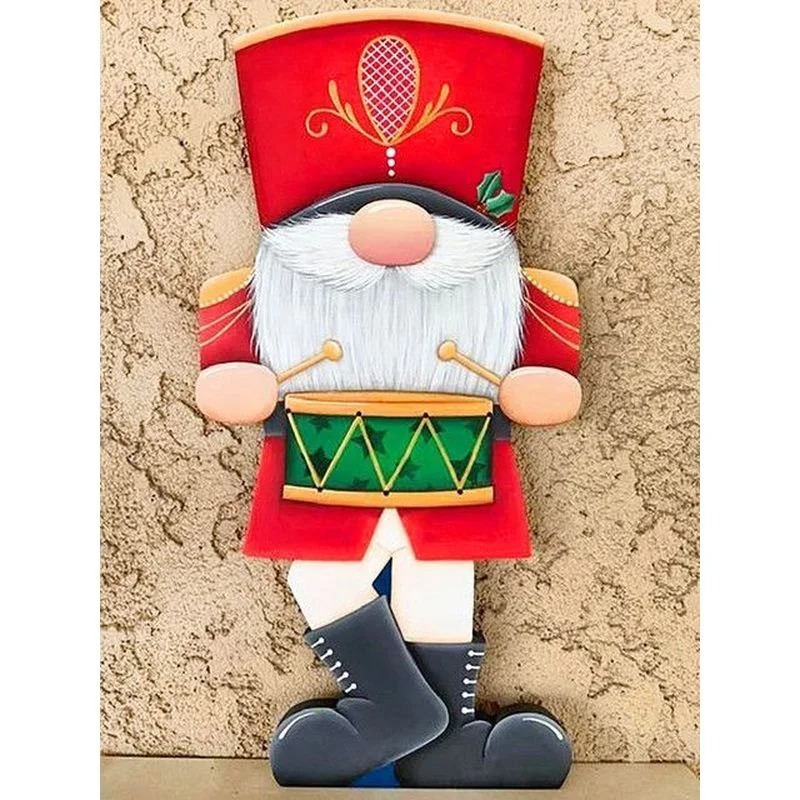 Paint by Numbers Gnomes Nutcracker