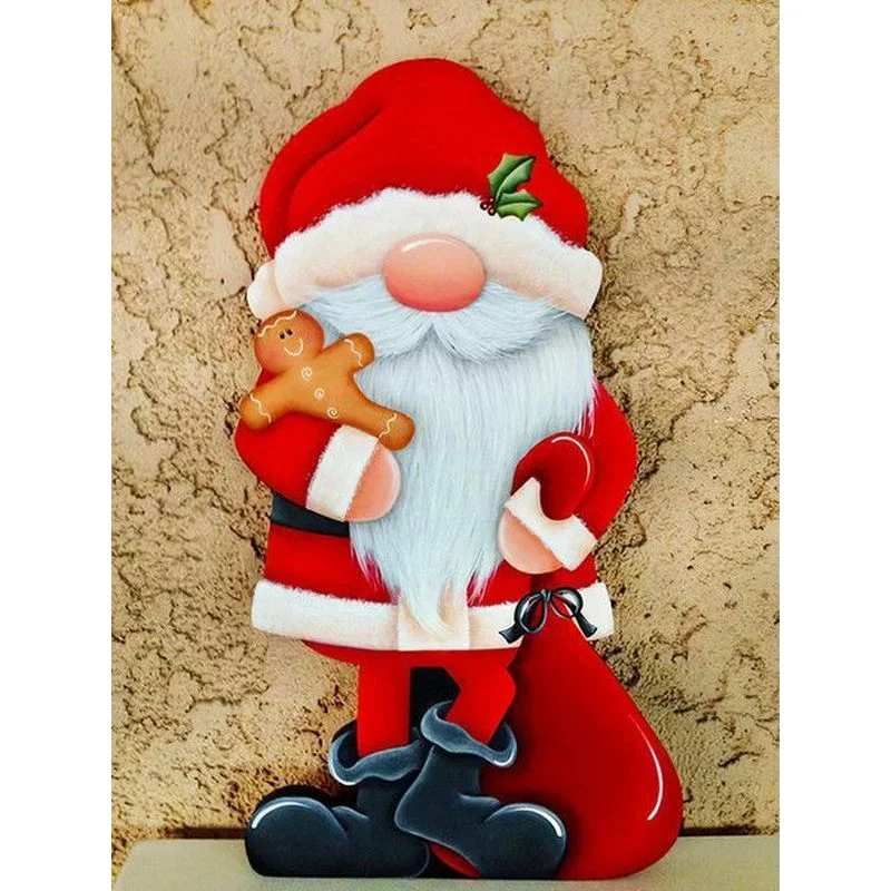 Paint by Numbers Gnomes Santa Claus