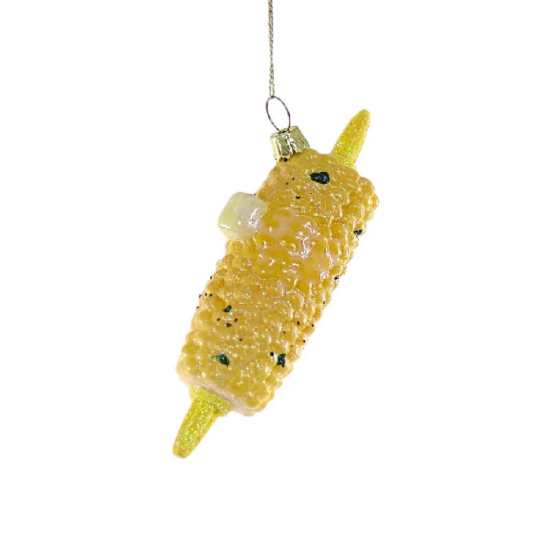 Corn on the Cob Ornament 4.75"