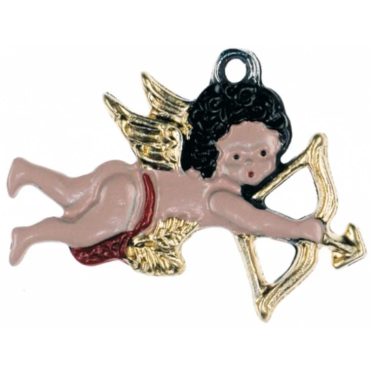 Cupid Pewter Ornament by Kuehn Pewter  Pewter