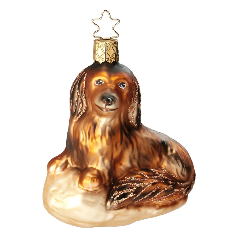 Dachsi Dachshund Ornament by Inge Glas of Germany