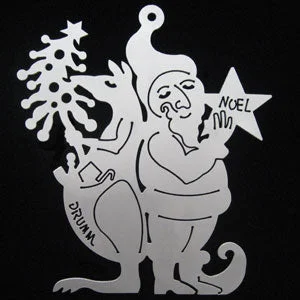 Santa with Kangaroo Ornament