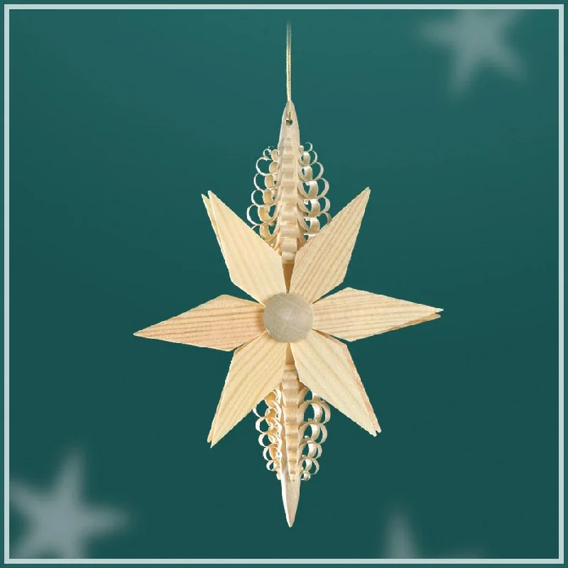 Double Pine Cone with Star, natural by Martina Rudolph