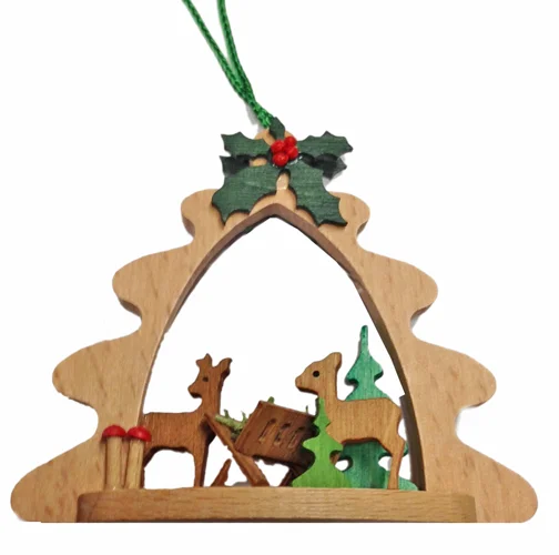 Feeding the Deer Ornament by Kuhnert GmbH