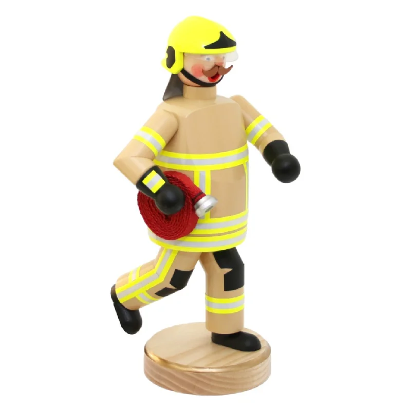 Firefighter in Beige Tunic Incense Smoker by Eva Beyer