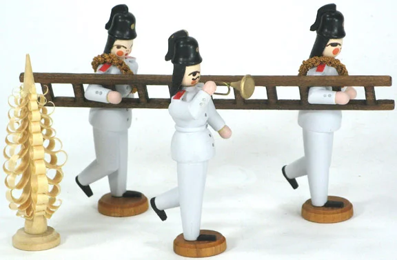 Firemen with Ladder - Set of 5