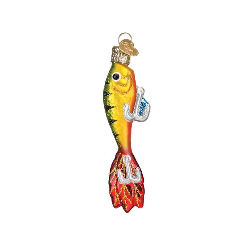 Fishing Lure Ornament 4.25"