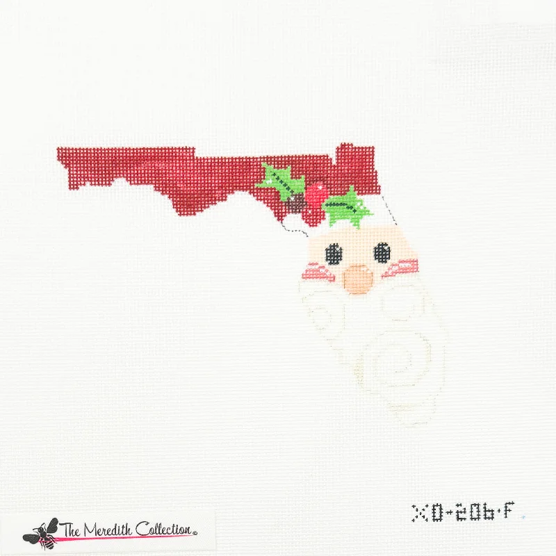 Florida Shaped Santa