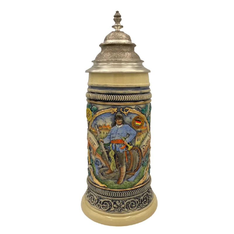 Historical Fireman Stein by King Werk GmbH and Co