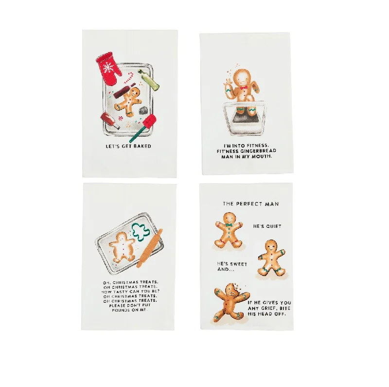 GINGERBREAD MAN TOWELS BY MUD PIE