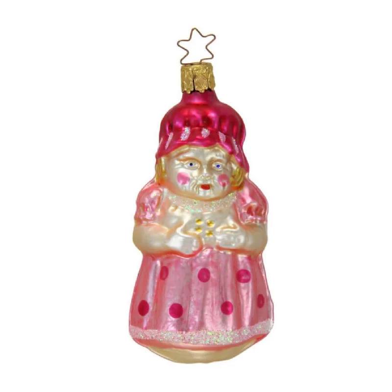 Girl in Polka Dots Ornament by Inge Glas of Germany