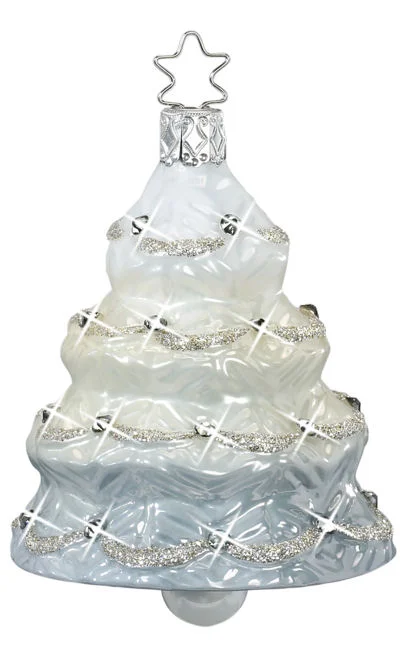 Glitzy Tannenbaum Bell Ornament by Inge Glas of Germany