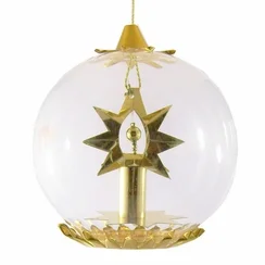 Candle Foil Ornament, gold by Resl Lenz