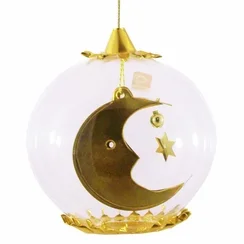 Moon Foil Ornament, gold by Resl Lenz